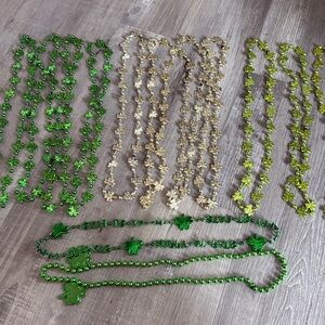 Set of 14 st patricks day necklaces